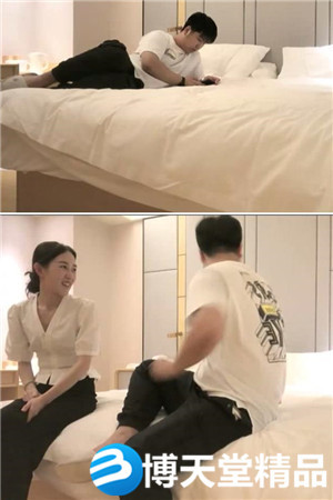 [国产剧情]笑起来甜美外围妹，性感大长腿舌吻互摸调情海报剧照